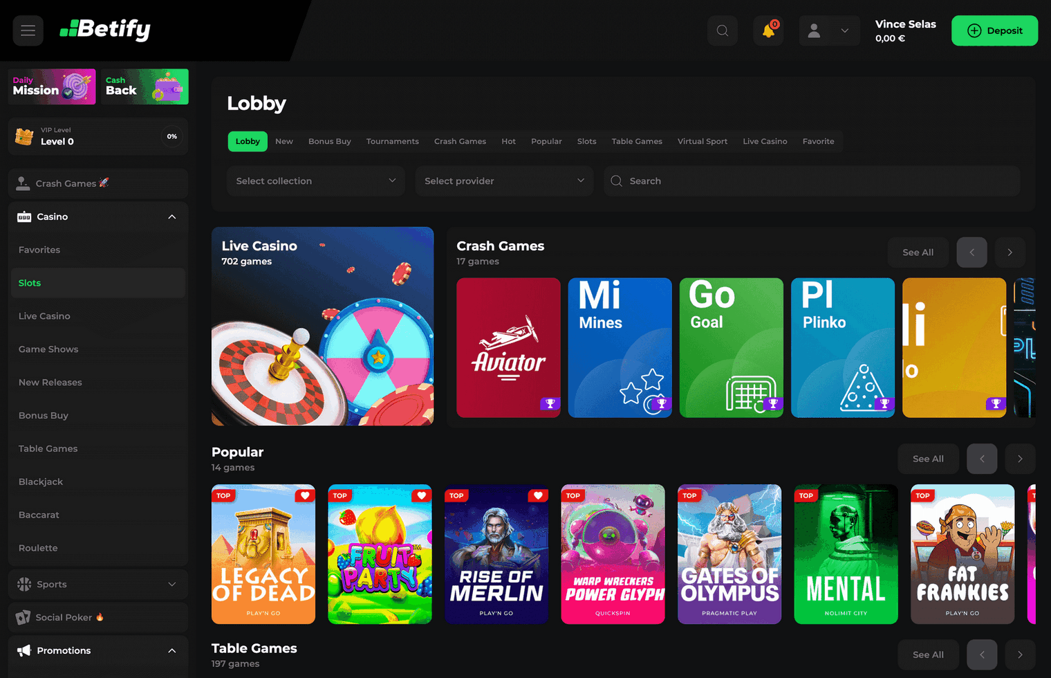 Témoignage du casino en ligne Betify 2025